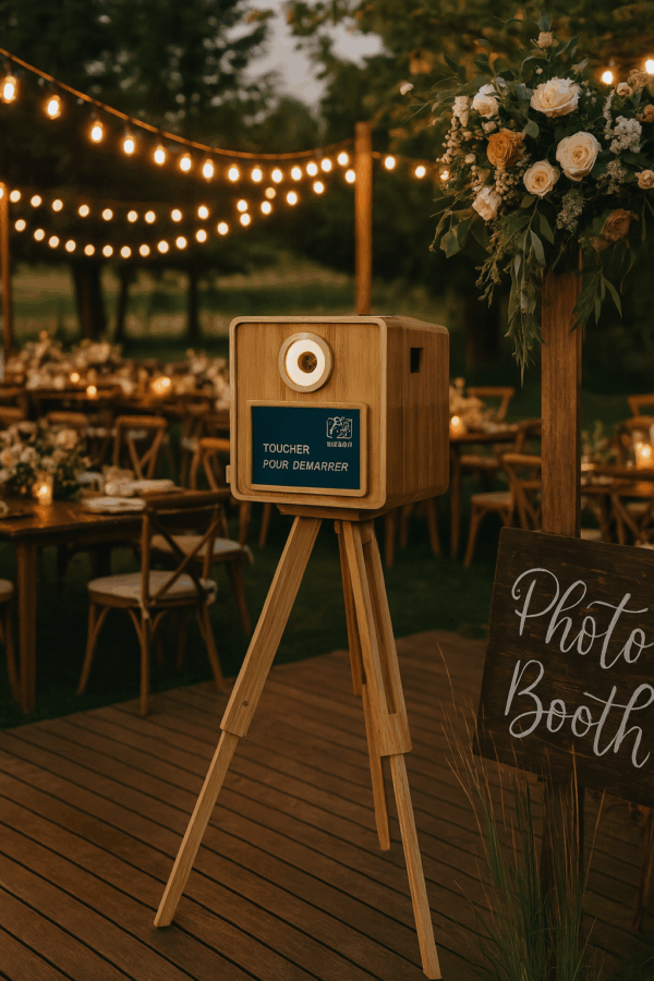Photobooth Bois Vintage